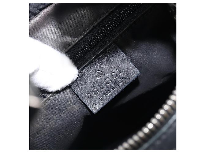 Borsa a Tracolla GUCCI Pelle Nero Argento 001 3814 Auth BA15533 - vista 17