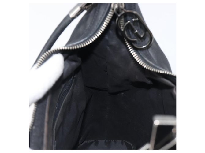 Borsa a Tracolla GUCCI Pelle Nero Argento 001 3814 Auth BA15533 - vista 19
