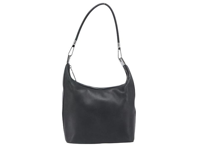 Borsa a Tracolla GUCCI Pelle Nero Argento 001 3814 Auth BA15533 - vista 2