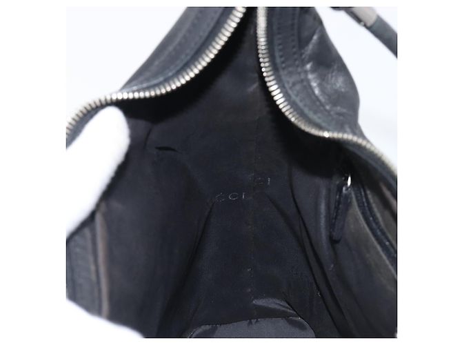 Borsa a Tracolla GUCCI Pelle Nero Argento 001 3814 Auth BA15533 - vista 20