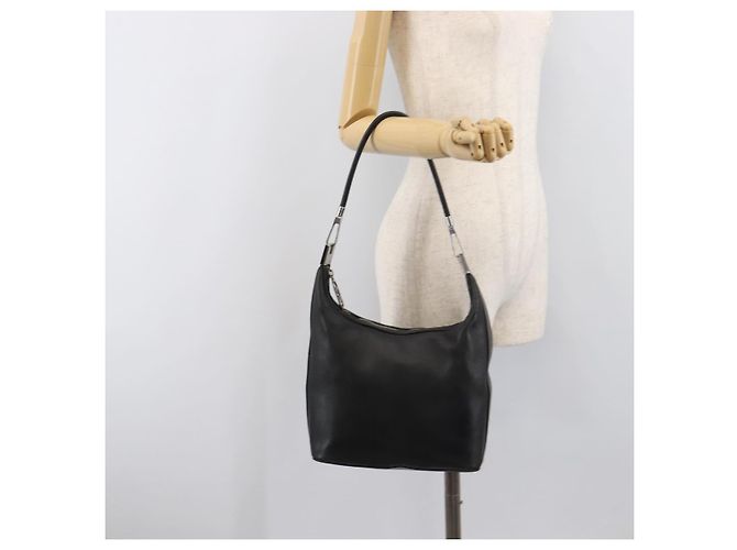 Borsa a Tracolla GUCCI Pelle Nero Argento 001 3814 Auth BA15533 - vista 24