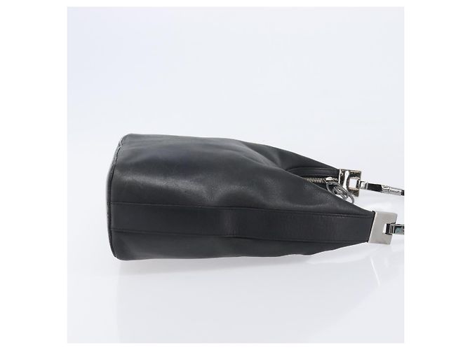 Borsa a Tracolla GUCCI Pelle Nero Argento 001 3814 Auth BA15533 - vista 4