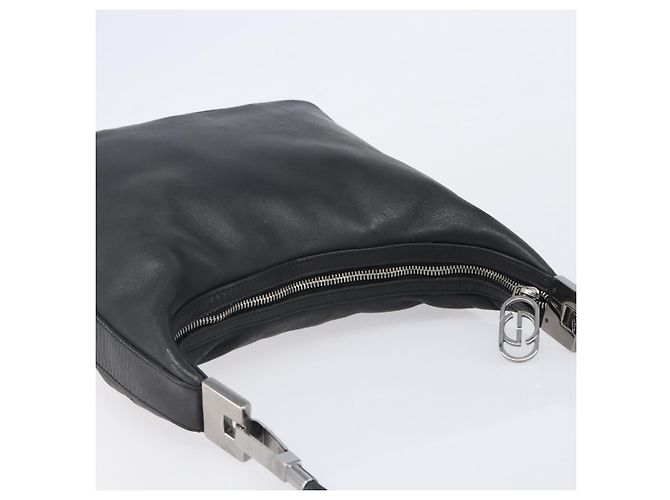 Borsa a Tracolla GUCCI Pelle Nero Argento 001 3814 Auth BA15533 - vista 6
