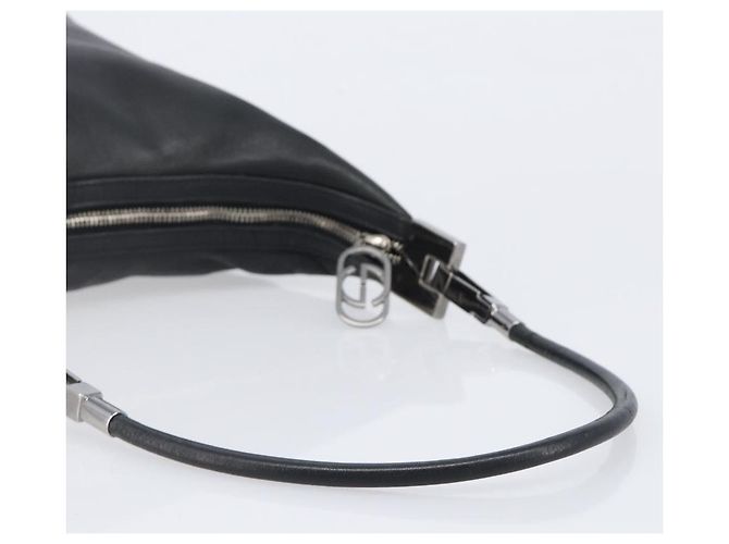 Borsa a Tracolla GUCCI Pelle Nero Argento 001 3814 Auth BA15533 - vista 7
