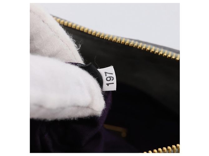 Borsa a mano Miu Miu in pelle 2way Grigio Tono Oro Auth 167606M Marrone - vista 11