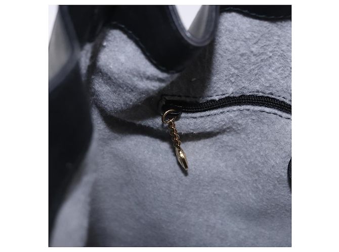 Bolso GUCCI Web Sherry Line de cuero modelo Randonnee Negro Oro Auténtico am12607V Dorado - vista 20