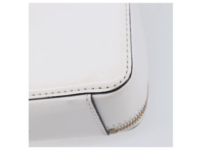 Borsa a tracolla VALENTINO in pelle bianca e oro Auth 202663A Bianco D'oro - vista 18