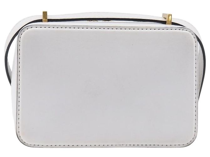 Borsa a tracolla VALENTINO in pelle bianca e oro Auth 202663A Bianco D'oro - vista 2