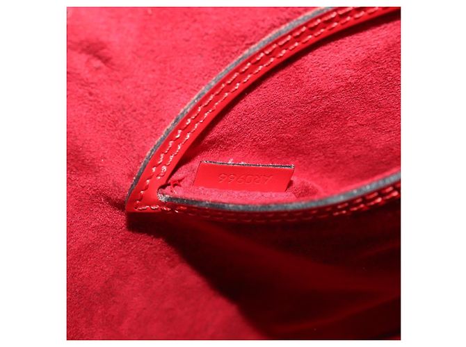 Borsa a mano LOUIS VUITTON Epi Alma Castilian Red M52147 LV Auth 197494A Rosso - vista 12