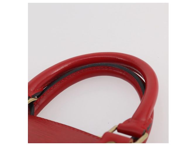 Borsa a mano LOUIS VUITTON Epi Alma Castilian Red M52147 LV Auth 197494A Rosso - vista 15