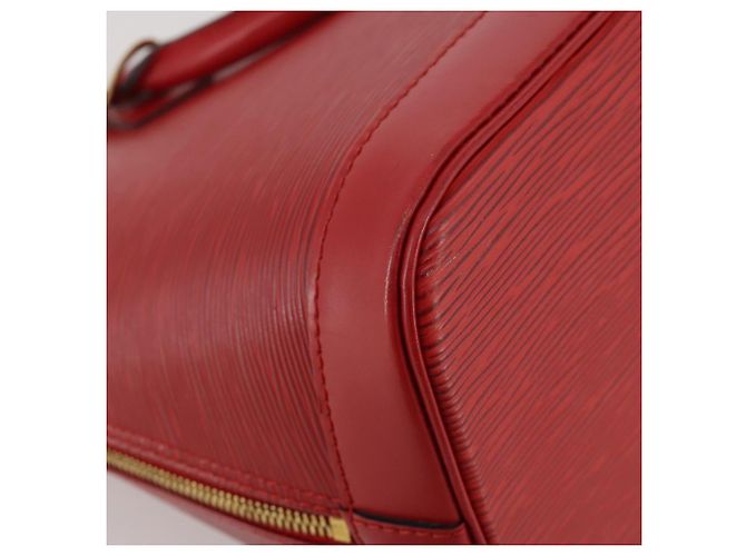 Borsa a mano LOUIS VUITTON Epi Alma Castilian Red M52147 LV Auth 197494A Rosso - vista 19
