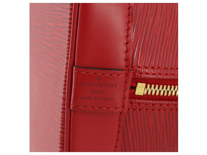 Borsa a mano LOUIS VUITTON Epi Alma Castilian Red M52147 LV Auth 197494A Rosso - vista 21