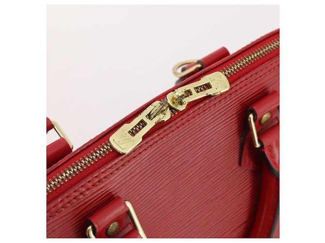 Borsa a mano LOUIS VUITTON Epi Alma Castilian Red M52147 LV Auth 197494A Rosso - vista 22