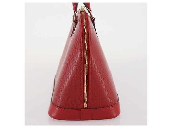 Borsa a mano LOUIS VUITTON Epi Alma Castilian Red M52147 LV Auth 197494A Rosso - vista 4