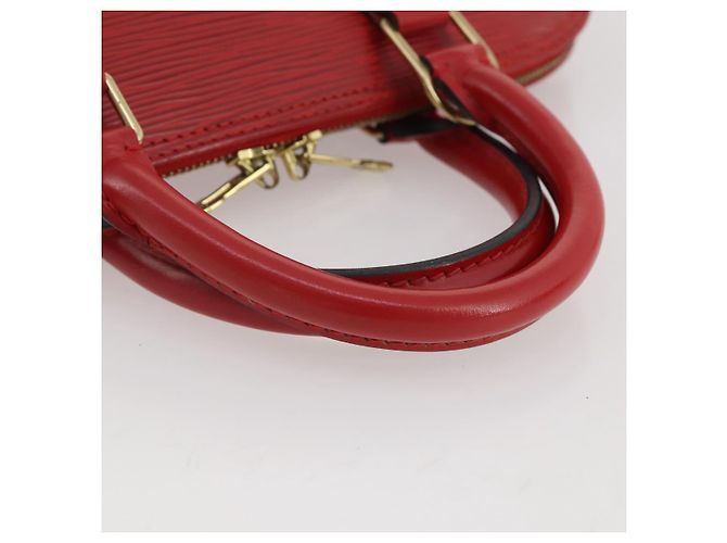 Borsa a mano LOUIS VUITTON Epi Alma Castilian Red M52147 LV Auth 197494A Rosso - vista 9
