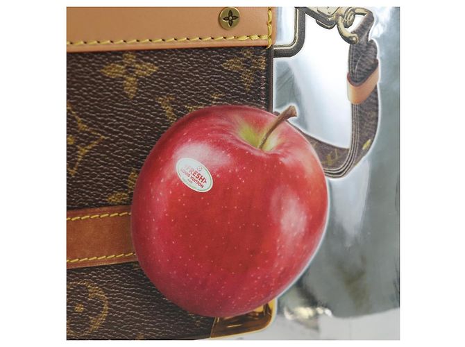LOUIS VUITTON Freezer Bags Soft Trunk Pelle verniciata M23123 LV Auth 203200SAM Argento - vista 22