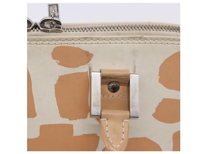 LOUIS VUITTON Monogram Graffiti Arma Horizontal White Orange M92176 Auth ka6234A Bianco Arancione Monogramma - vista 19