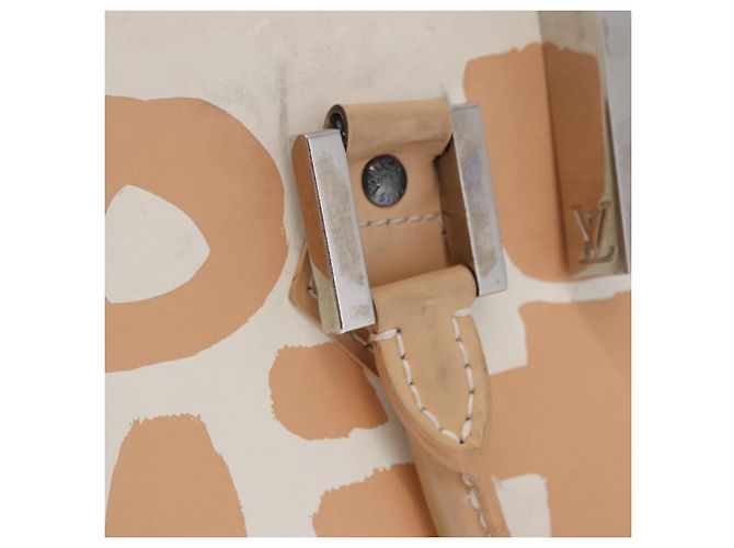LOUIS VUITTON Monogram Graffiti Arma Horizontal White Orange M92176 Auth ka6234A Bianco Arancione Monogramma - vista 21