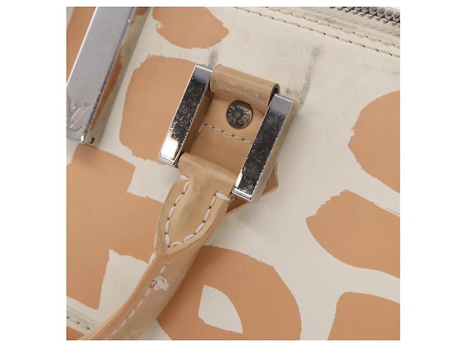 LOUIS VUITTON Monogram Graffiti Arma Horizontal White Orange M92176 Auth ka6234A Bianco Arancione Monogramma - vista 22
