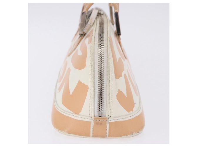 LOUIS VUITTON Monogram Graffiti Arma Horizontal White Orange M92176 Auth ka6234A Bianco Arancione Monogramma - vista 7