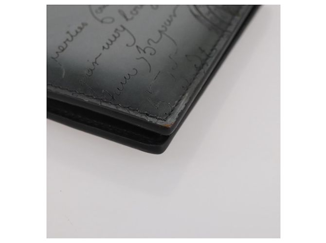Berluti Geldbörse Leder Grau Authentisch 204806M Braun - Ansicht 15