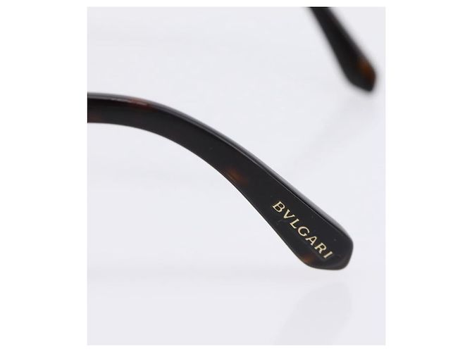 Bulgari Occhiali da sole BVLGARI Plastica Marrone Tono Oro Auth BA15587V - vista 6