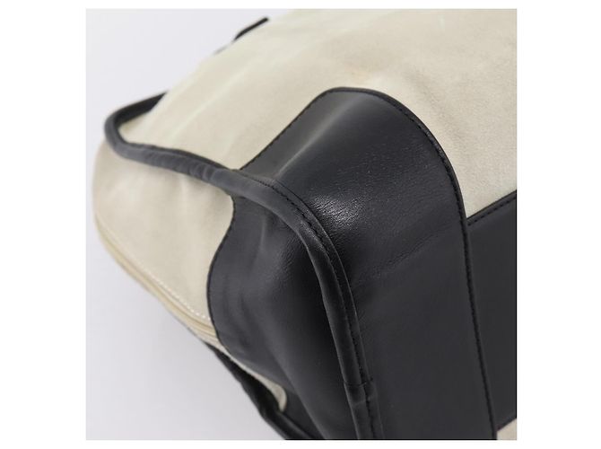 Borsa a mano LOEWE Amazona 32 Suede Beige Gold Auth 204758 D'oro - vista 16