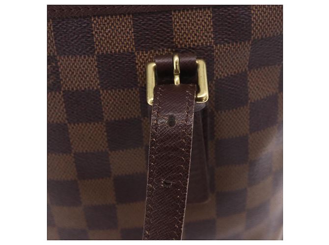 LOUIS VUITTON Damier Ebene Marais Shoulder Bag N42240 LV Auth ka6186 - Ansicht 10