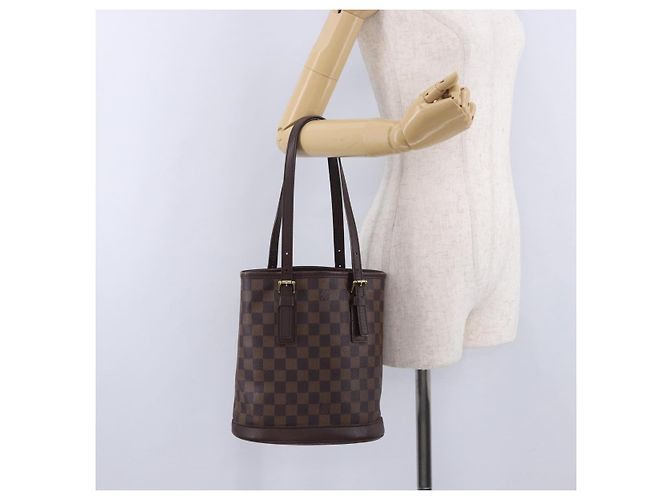 LOUIS VUITTON Damier Ebene Marais Shoulder Bag N42240 LV Auth ka6186 - Ansicht 32