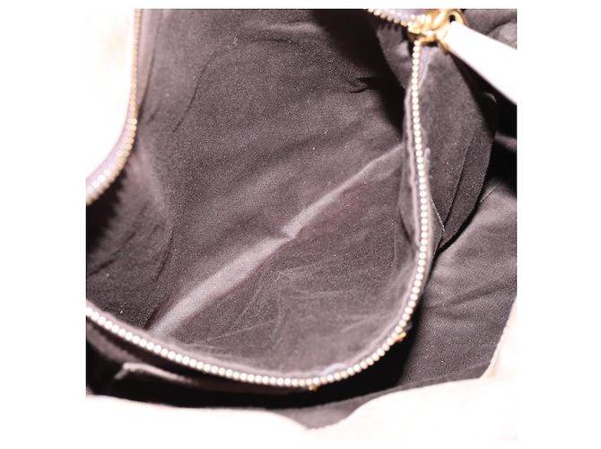 Borsa a mano Miu Miu Vitellolux in pelle 2way Beige Tono Oro Auth 204644V - vista 26