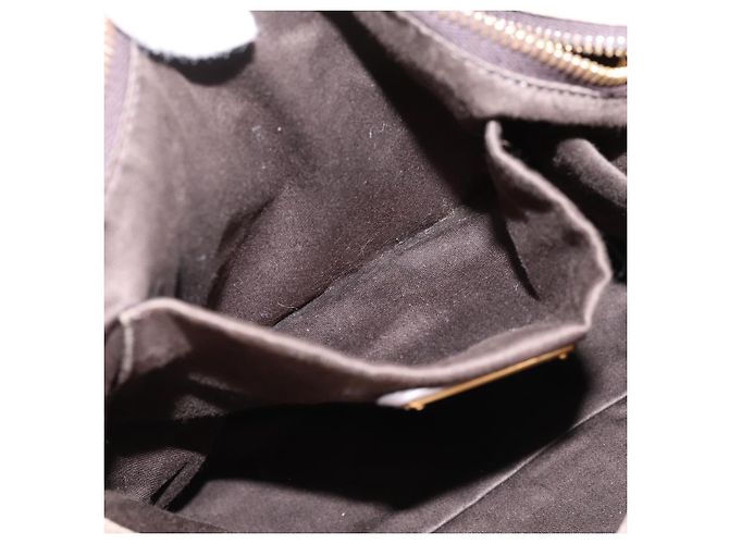 Borsa a mano Miu Miu Vitellolux in pelle 2way Beige Tono Oro Auth 204644V - vista 27
