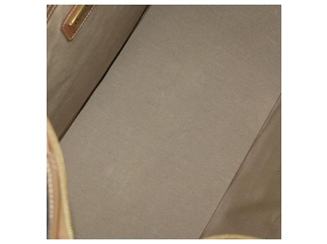 Borsa Boston Christian Dior Honeycomb Canvas PVC 2way Nero Oro Auth 200022A D'oro - vista 18