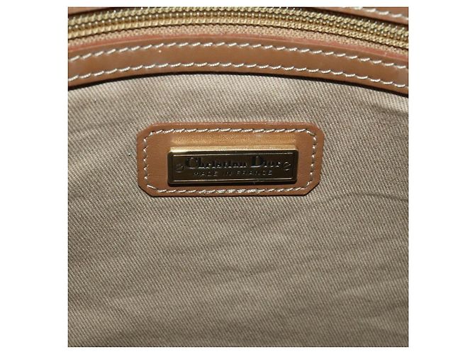 Borsa Boston Christian Dior Honeycomb Canvas PVC 2way Nero Oro Auth 200022A D'oro - vista 21