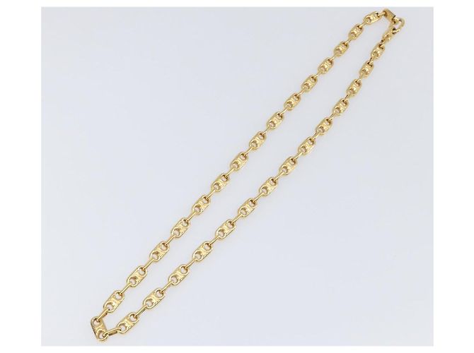 Céline Collana a catena CELINE metallo Gold Auth 203911M D'oro - vista 9