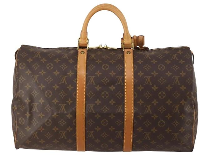 LOUIS VUITTON Monogram Keepall 50 Boston Bag M41426 LV Auth 200409V Monogramm - Ansicht 2