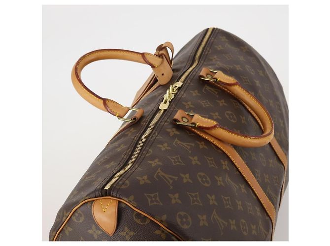 LOUIS VUITTON Monogram Keepall 50 Boston Bag M41426 LV Auth 200409V Monogramm - Ansicht 6