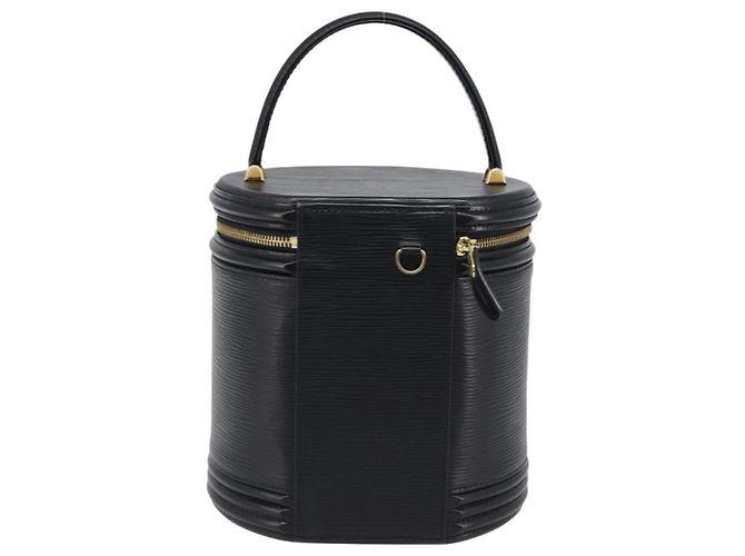 Borsa a mano LOUIS VUITTON Epi Cannes Nero M48032 LV Auth 197674V - vista 2