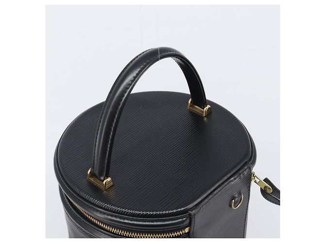 Borsa a mano LOUIS VUITTON Epi Cannes Nero M48032 LV Auth 197674V - vista 6