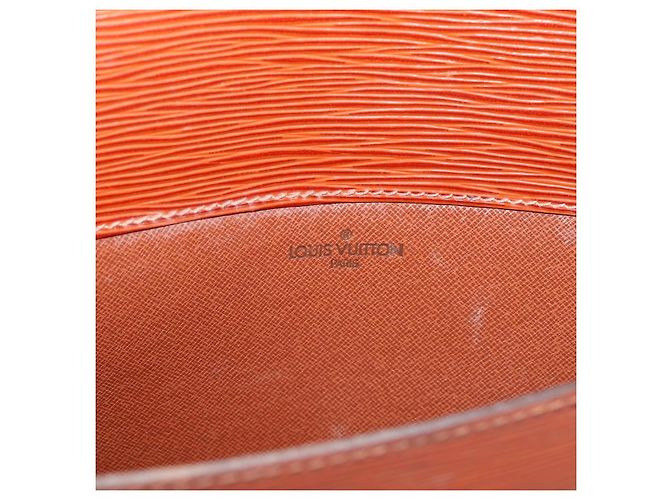 LOUIS VUITTON Epi Porte Documents Senatur Briefcase Brown M54453 LV Auth LN129 Marrone - vista 17