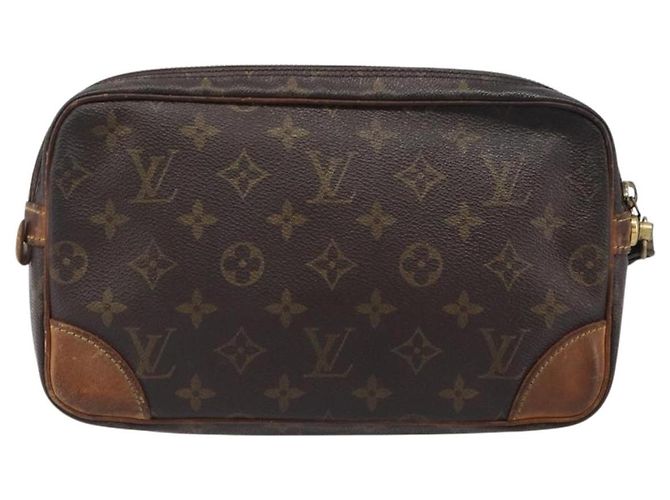 LOUIS VUITTON Monogram Marly Dragonne GM Clutch Bag M51825 LV Auth 204409 Monogramma - vista 2