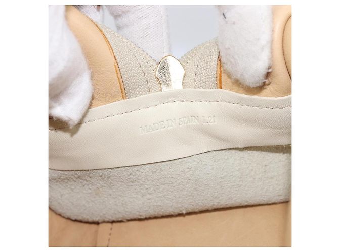 Borsa a mano LOEWE Amazona 28 Camoscio Beige Tono Oro Auth 204571V - vista 12