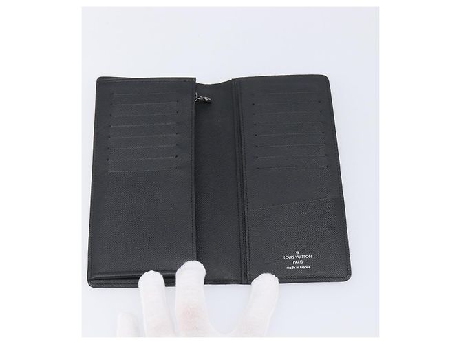 LOUIS VUITTON Monogram Eclipse Portefeuille Braza Wallet M61697 LV Auth 203645 Monogramm - Ansicht 9