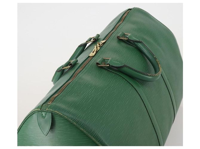 LOUIS VUITTON Epi Keepall 50 Boston Bag Green M42964 LV Auth 201319 Verde - vista 6