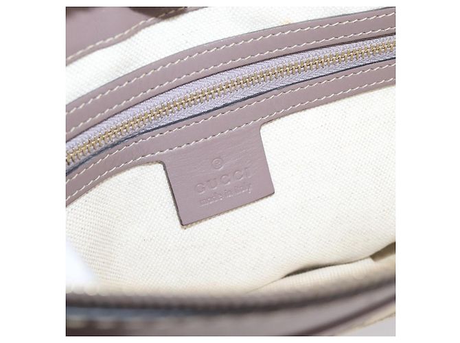 Borsa a tracolla GUCCI GG Canvas Mayfair Beige Gold 257065 Auth 204812 D'oro - vista 16