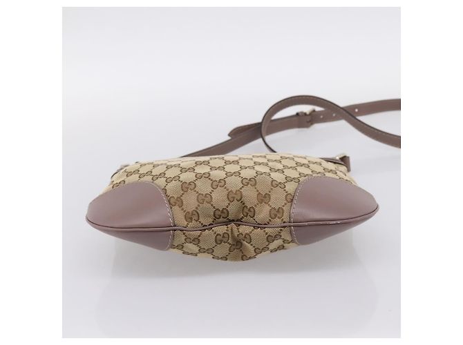 Borsa a tracolla GUCCI GG Canvas Mayfair Beige Gold 257065 Auth 204812 D'oro - vista 9