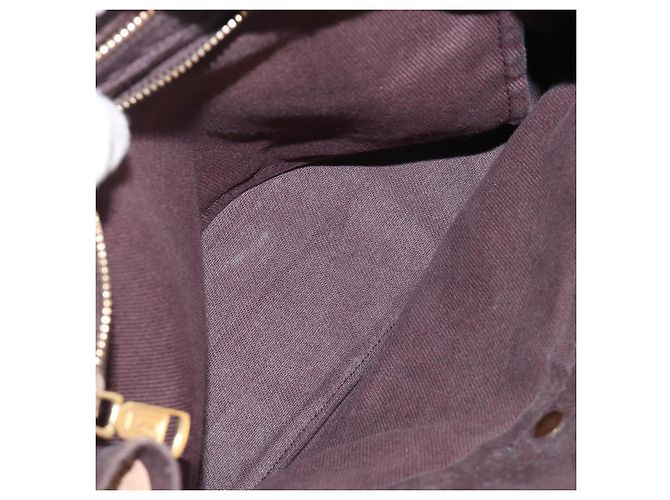 Autre Marque Borsa a mano SAINT LAURENT Muse To Leather 2way Beige Gold Tone 283761 Auth BA15574A - vista 28