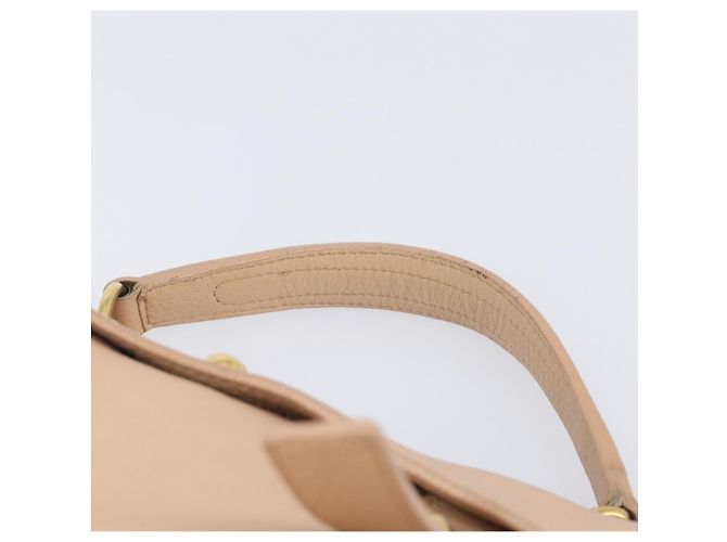 Autre Marque Borsa a mano SAINT LAURENT Muse To Leather 2way Beige Gold Tone 283761 Auth BA15574A - vista 8
