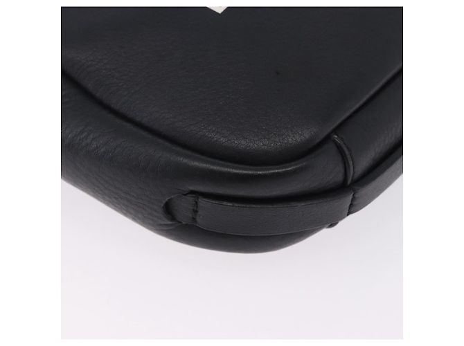 BALENCIAGA Borsa Everyday Camera XS Pelle Nero Argento 489809 Auth 205151V - vista 14
