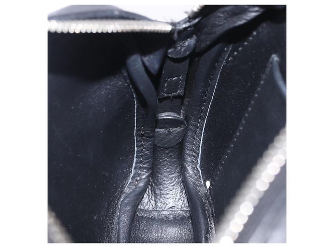 BALENCIAGA Borsa Everyday Camera XS Pelle Nero Argento 489809 Auth 205151V - vista 22