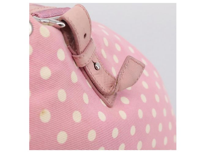 Autre Marque Borsa Tote SAINT LAURENT Kahala Canvas Pink Silver 121631 Auth BA15529A Argento Rosa - vista 16